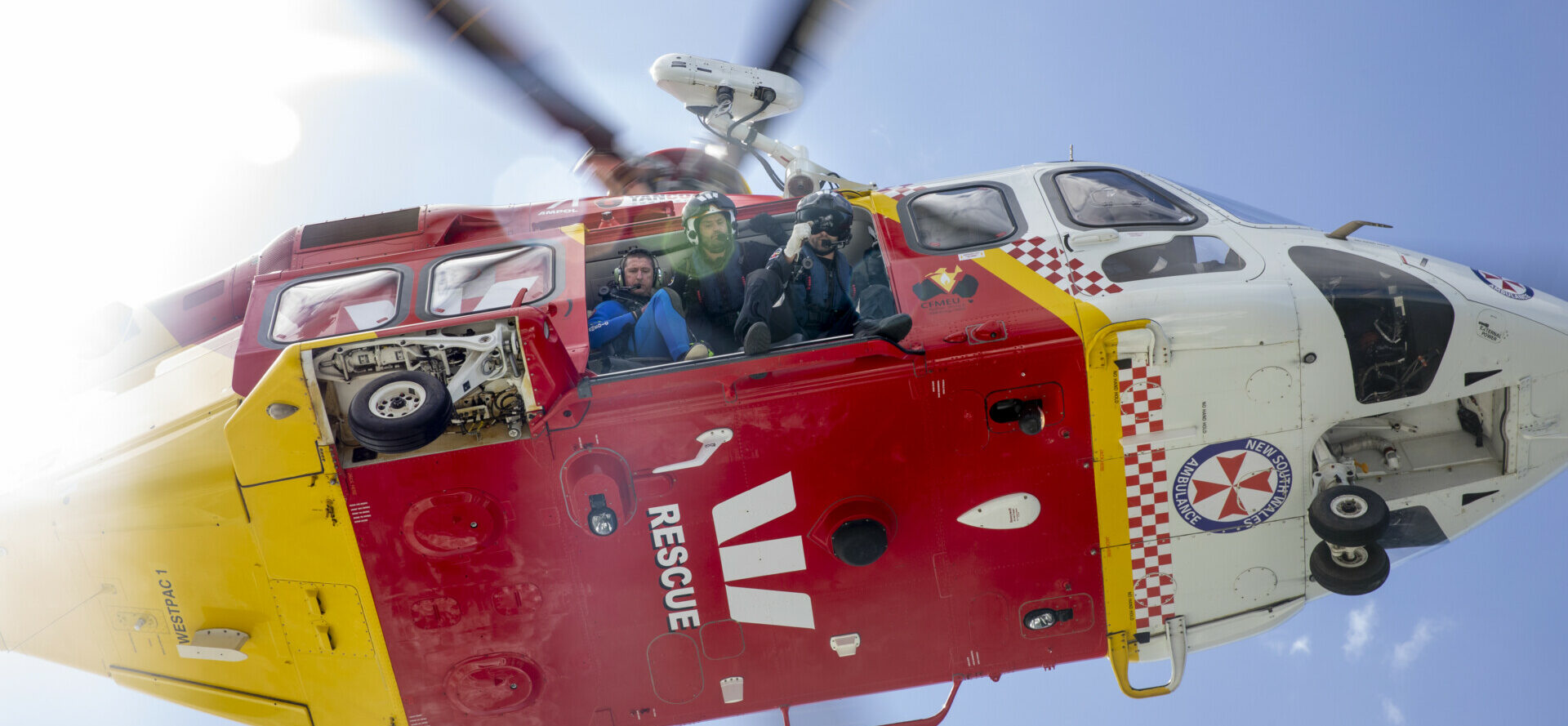 Westpac Rescue Helicopter Hero Banner